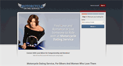 Desktop Screenshot of motorcycledatingservice.com